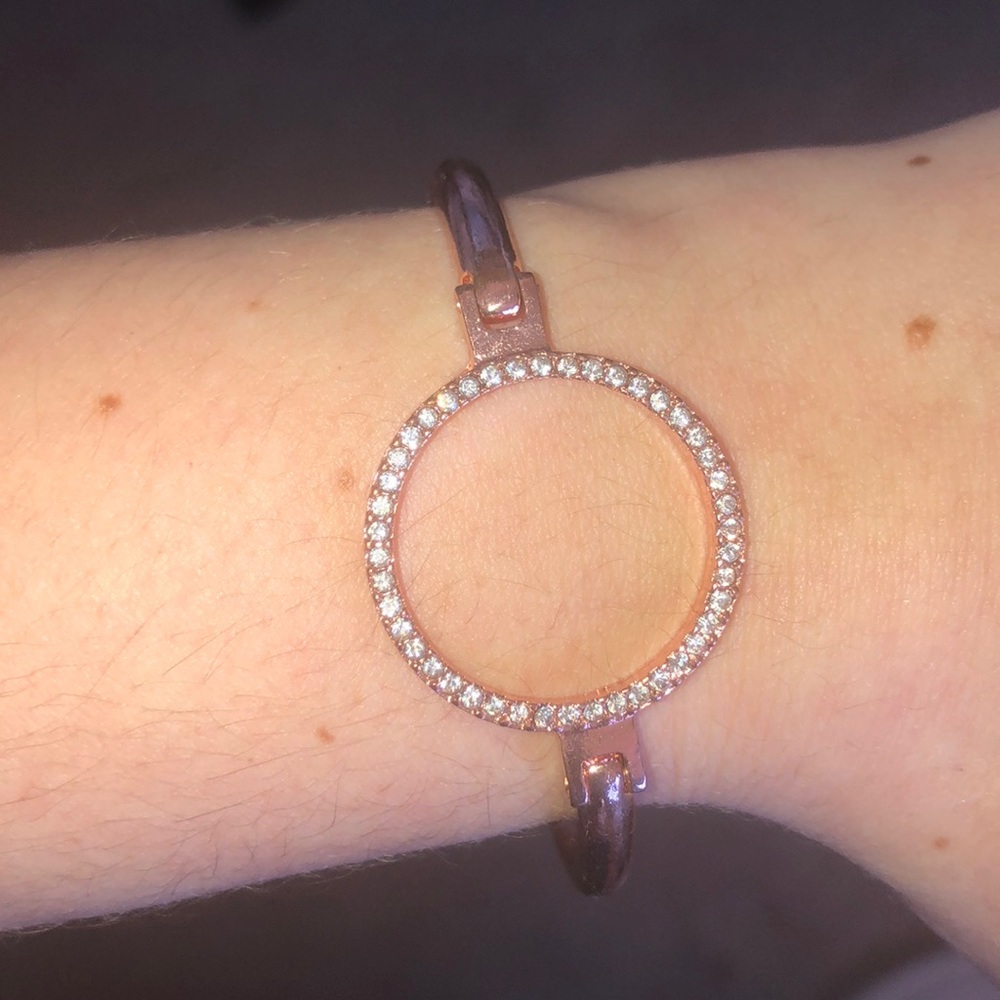Rose Gold crystal bracelet